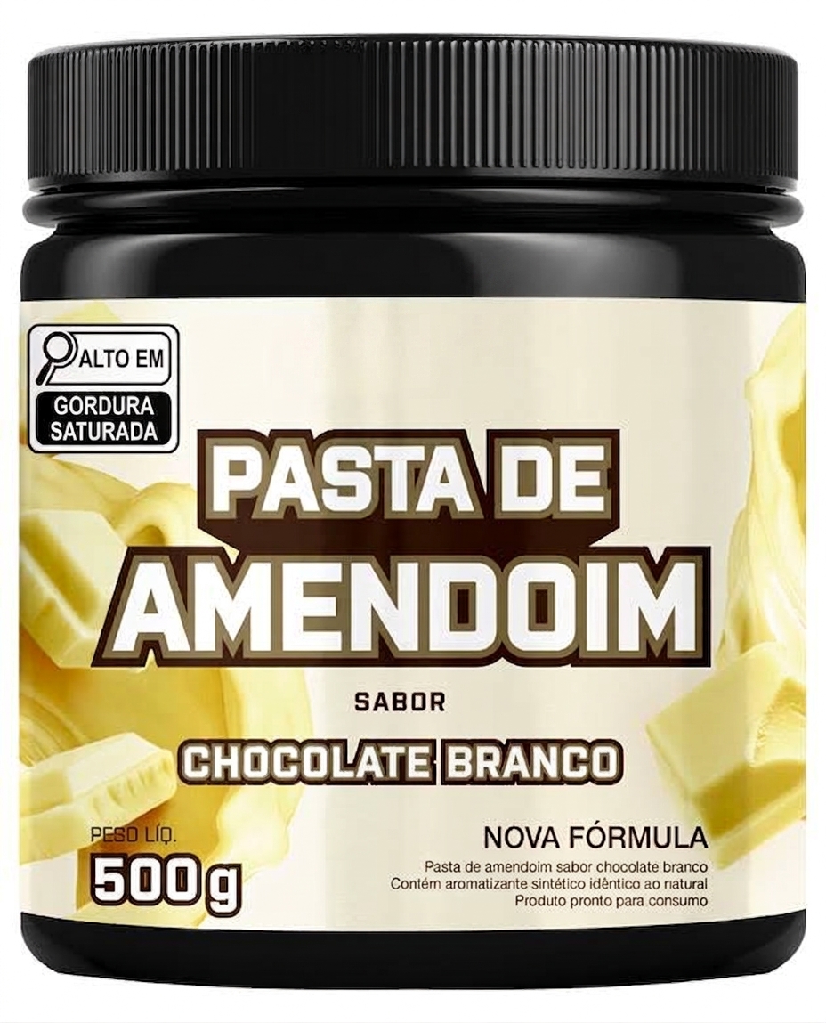 Pasta De Amendoim Sabor Chocolate Branco 500g