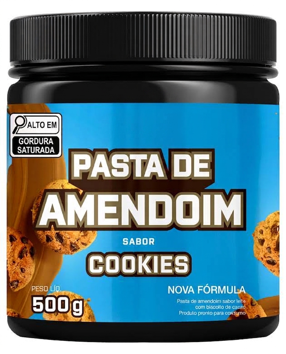 Pasta De Amendoim Sabor Cookies 500g
