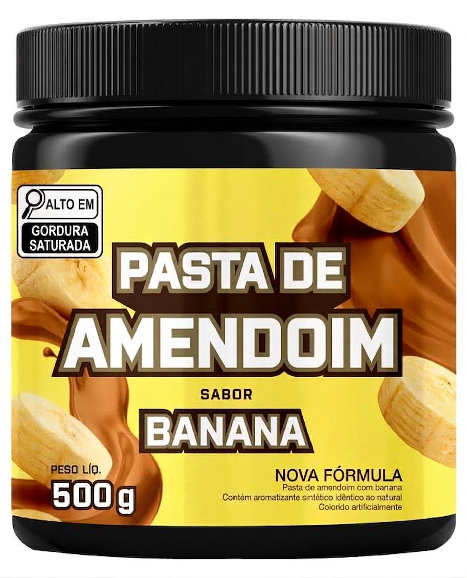 Pasta De Amendoim Sabor Banana 500g