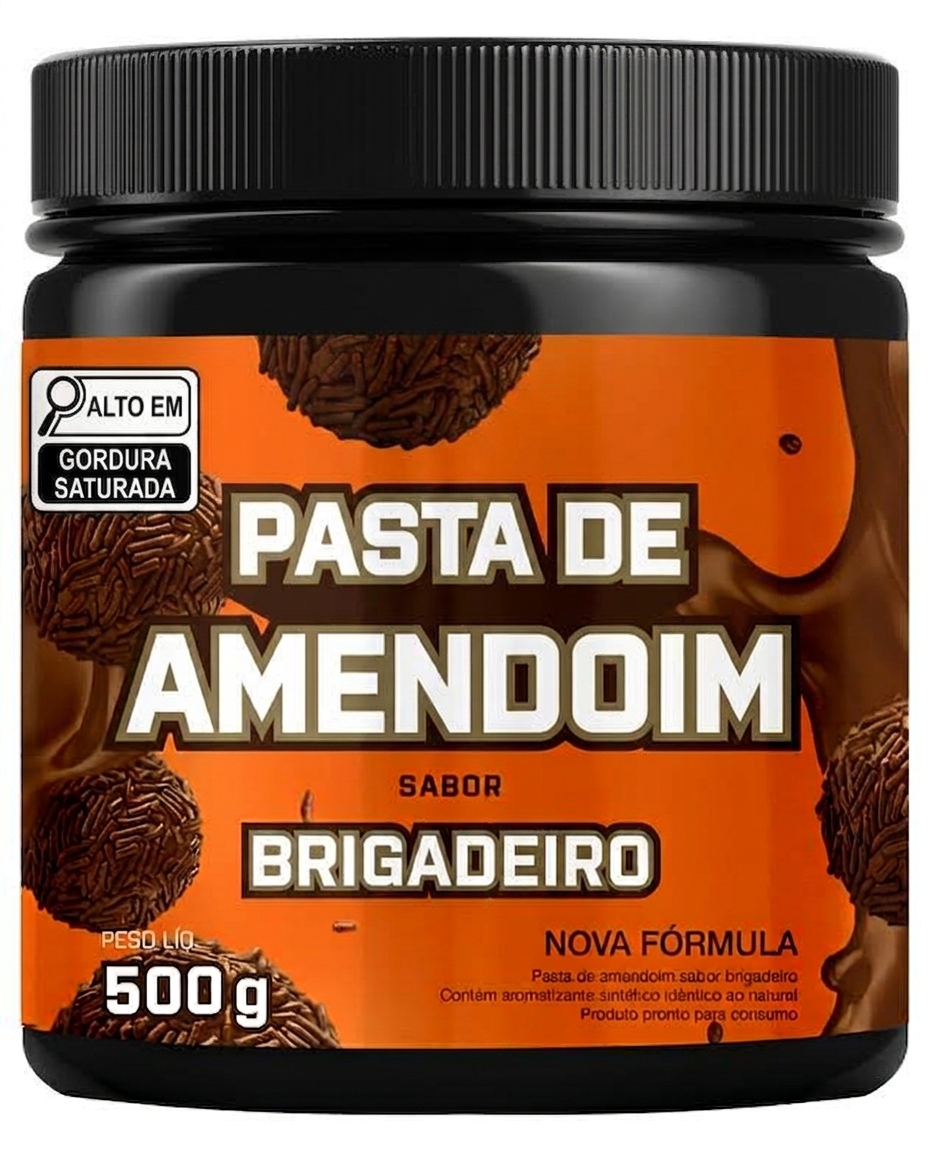Pasta De Amendoim Sabor Brigadeiro 500g