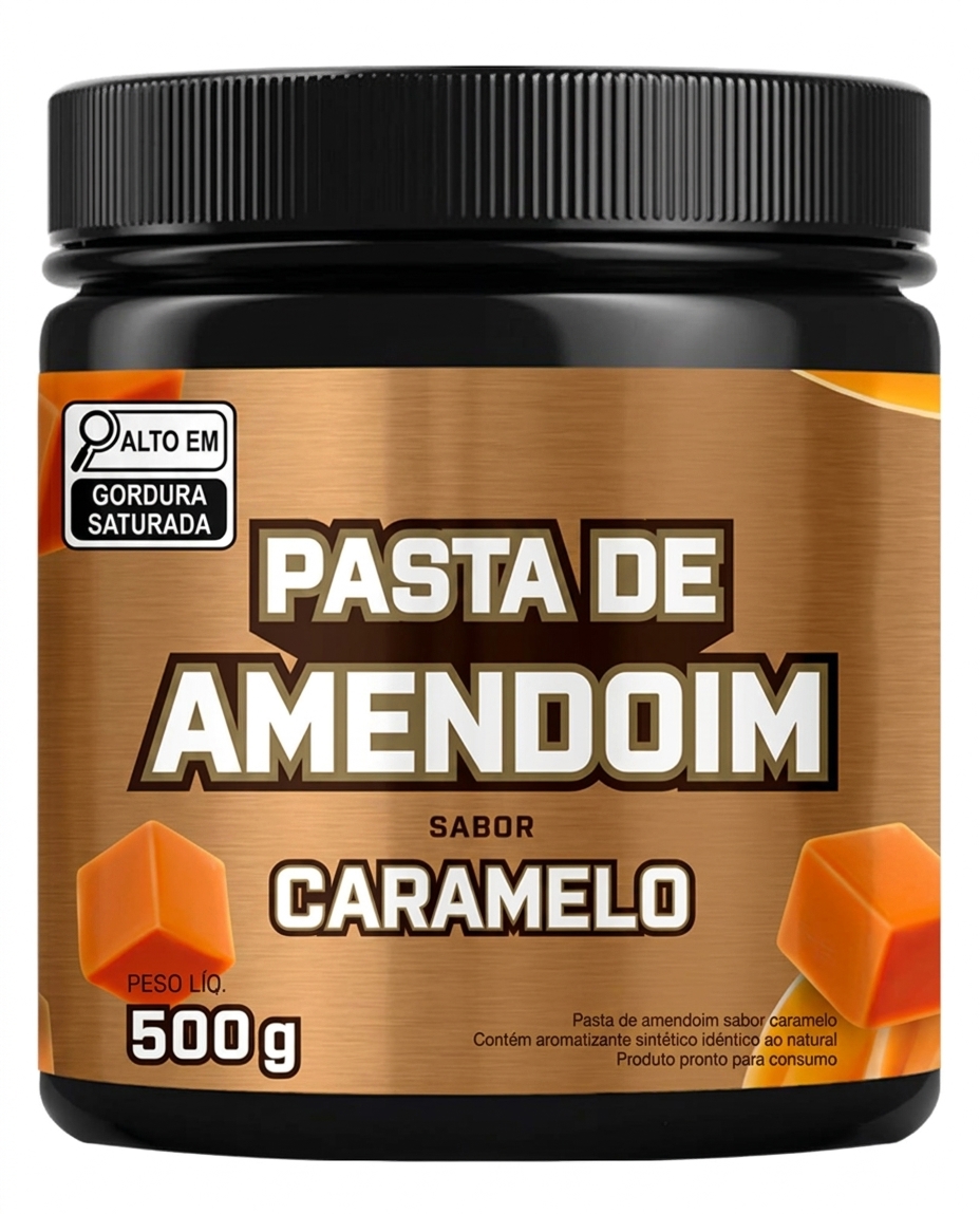 Pasta De Amendoim Sabor Caramelo 500g